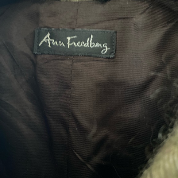 Ann Freedberg Designer Long Olive Green Mohair Jacket -Rebecca Jacket-Like New💚 - Picture 7 of 16